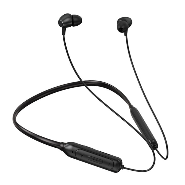 M61 Bluetooth 5.1 Business Sport Magnetic Metal Stereo Neck-mounted Bluetooth Earphone(Black) - Neck-mounted Earphone by PMC Jewellery | Online Shopping South Africa | PMC Jewellery