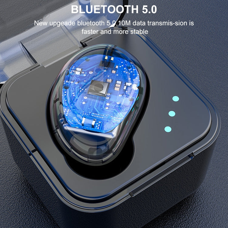 M-B8 Bluetooth 5.0 Mini Invisible In-ear Stereo Wireless Bluetooth Earphone with Charging Box (Rose Gold) - TWS Earphone by PMC TechLife | Online Shopping South Africa | PMC TechLife