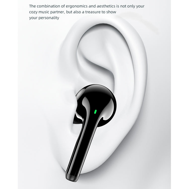 awei T12P Bluetooth 5.1 LED Display Wireless Bluetooth Earphone (Black) - Bluetooth Earphone by awei | Online Shopping South Africa | PMC Jewellery