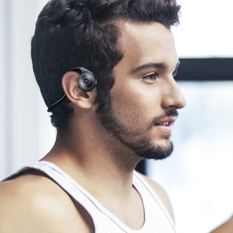 M-1 Back-mounted Touch Noise Reduction Bone Conduction Bluetooth Earphone with Detachable Microphone (Red) - Headset & Headphone by PMC TechLife | Online Shopping South Africa | PMC TechLife