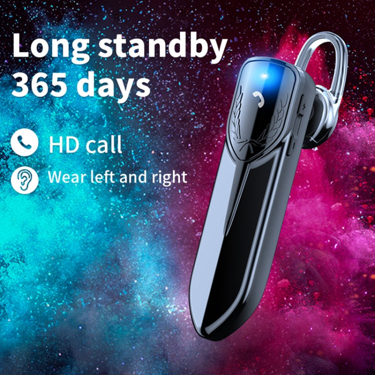 M81 CVC Noise Reduction Unilateral Business Ear-mounted Bluetooth Earphone, Support Siri & One for Two(White) - Bluetooth Earphone by PMC TechLife | Online Shopping South Africa | PMC TechLife