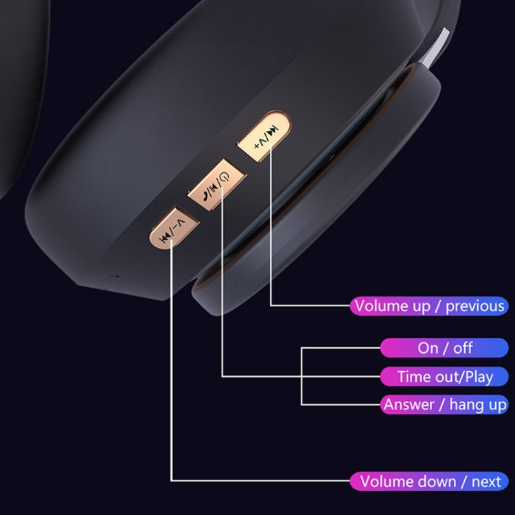 07S Folding Sports Computer Games Wireless Bluetooth V5.0 Headset with Mic (Red) - Headset & Headphone by PMC TechLife | Online Shopping South Africa | PMC TechLife