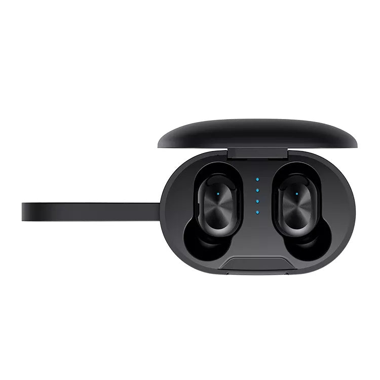 ETE-15 Waterproof Bluetooth 5.0 Binaural Touch Control TWS Wireless Earphones (Black) - TWS Earphone by PMC TechLife | Online Shopping South Africa | PMC TechLife