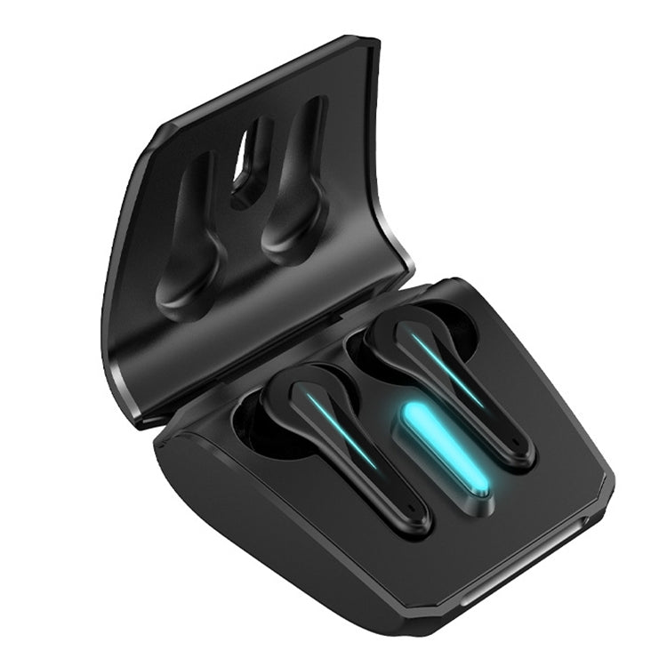 ETE-55 TWS Binaural Bluetooth 5.0 Low Latency Gaming Earphones (Black) - TWS Earphone by PMC TechLife | Online Shopping South Africa | PMC TechLife