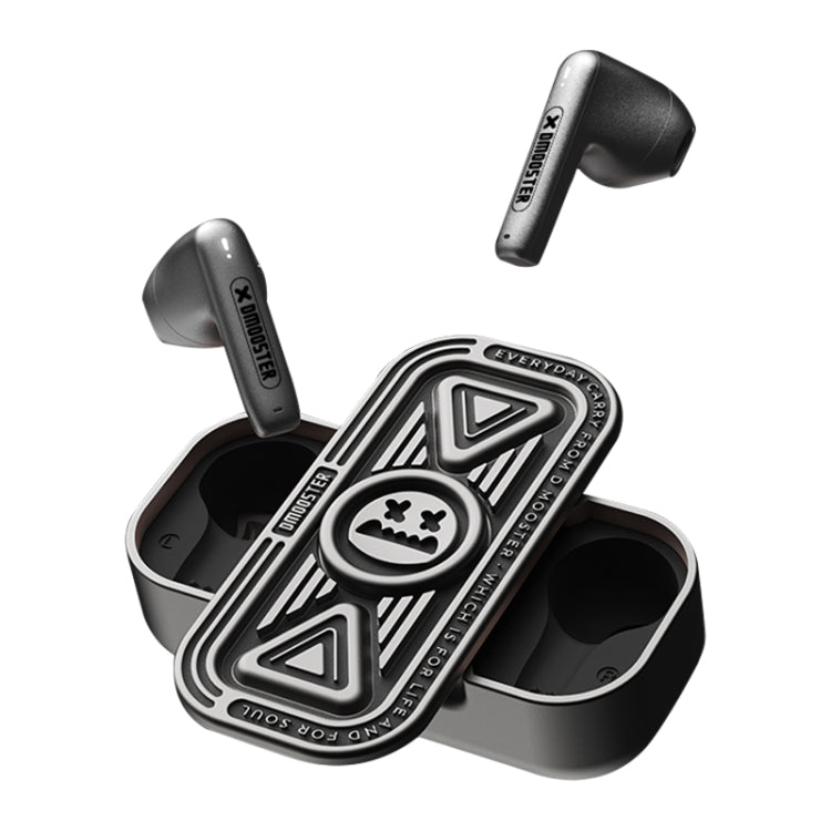 D MOOSTER D15 IPX4 Wireless Bluetooth 5.3 Earphone Fingertip Spinner (Silver) - free shipping - PMC TechLife - Order now!