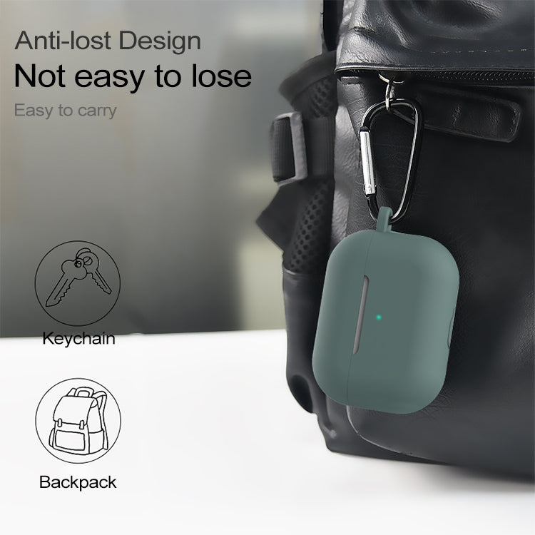 For AirPods Pro 3 in 1 Silicone Earphone Protective Case + Hook + Anti-lost Rope Set(White) - free shipping - PMC TechLife - Order now!
