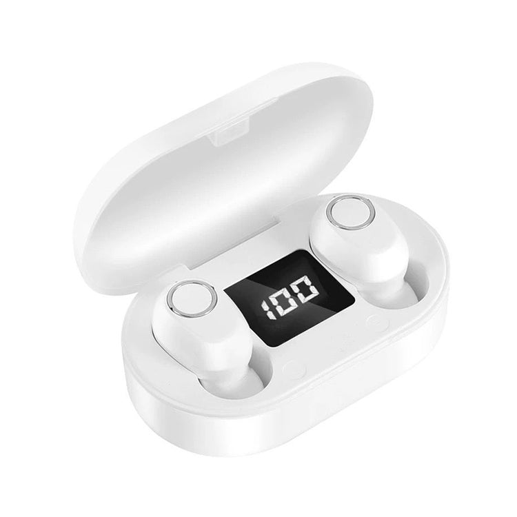DT-13 Wireless Two Ear Bluetooth Headset Supports Touch & Smart Magnetic Charging(White) - Bluetooth Earphone by PMC TechLife | Online Shopping South Africa | PMC TechLife