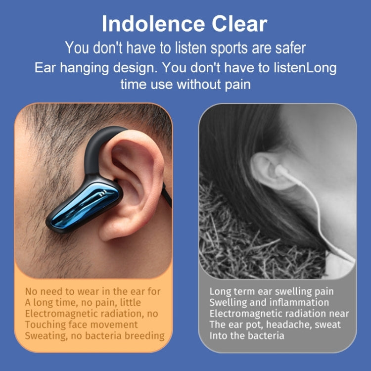 M-D8 IPX5 Waterproof Bone Passage Bluetooth Hanging Ear Wireless Earphone (Green) - Bluetooth Earphone by PMC TechLife | Online Shopping South Africa | PMC TechLife