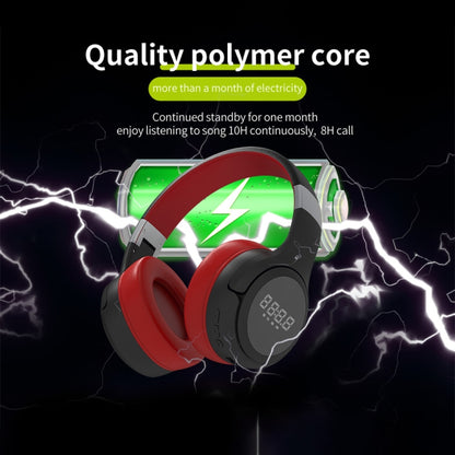ZEALOT B28 Folding Headband Bluetooth Stereo Music Headset with Display (Dark Green) - Headset & Headphone by ZEALOT | Online Shopping South Africa | PMC Jewellery