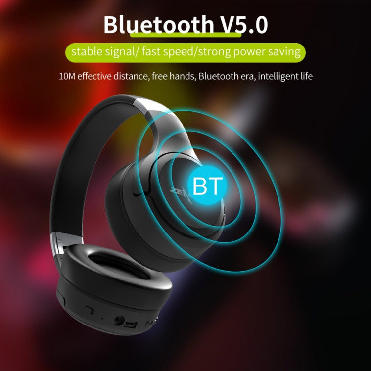 ZEALOT B28 Folding Headband Bluetooth Stereo Music Headset with Display (Dark Green) - Headset & Headphone by ZEALOT | Online Shopping South Africa | PMC Jewellery