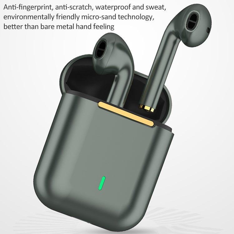 J18 Bluetooth 5.0 TWS Wireless Binaural Bluetooth Earphone with Charging Box(Black) - TWS Earphone by PMC TechLife | Online Shopping South Africa | PMC TechLife