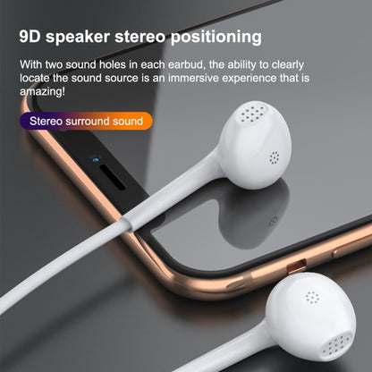 WK Y12 3.5mm Interface In-Ear HIFI 9D Stereo Wired Call Music Earphone, Length: 1.15m - In Ear Wired Earphone by WK | Online Shopping South Africa | PMC Jewellery