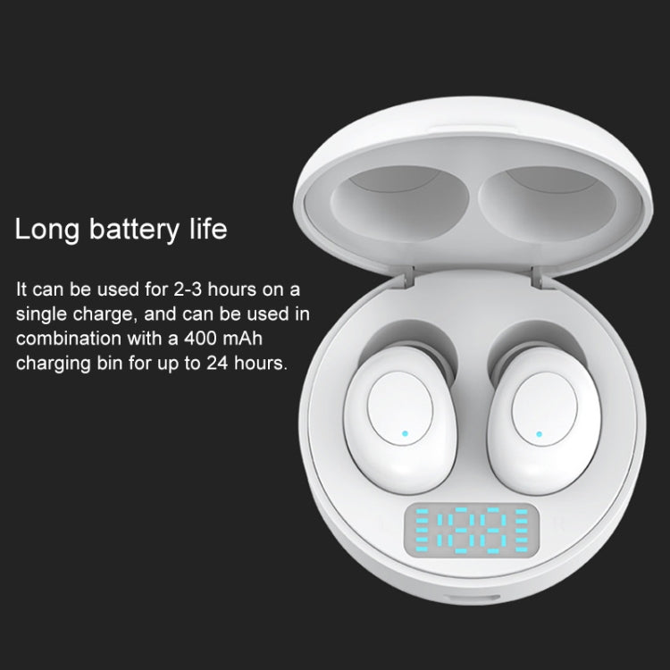 J1 TWS Digital Display Bluetooth V5.0 Wireless Earphones with LED Charging Box(Black) - TWS Earphone by PMC TechLife | Online Shopping South Africa | PMC TechLife