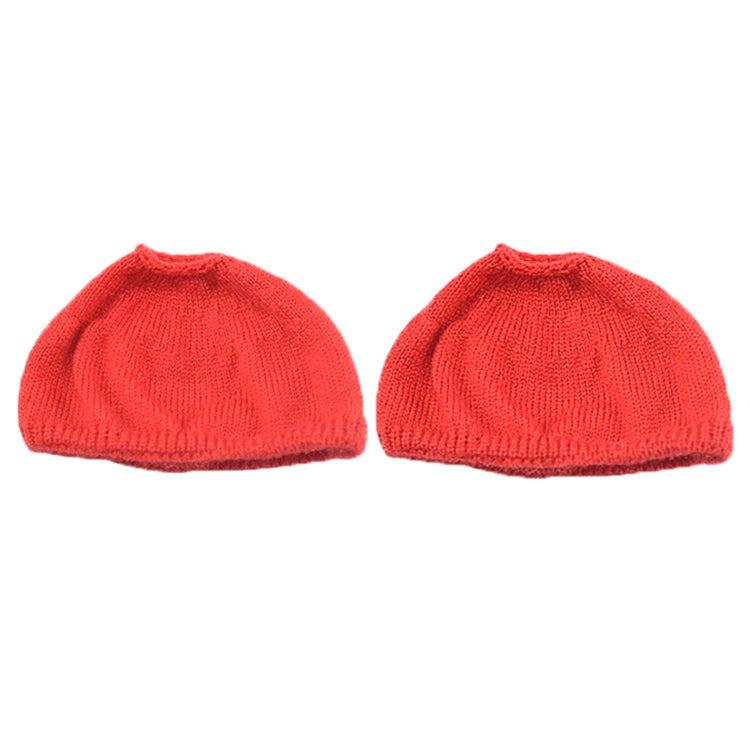 2 PCS Knitted Headphone Dustproof Protective Case for Beats Studio2(Red) - Anti-dust & Ear Caps by PMC TechLife | Online Shopping South Africa | PMC TechLife