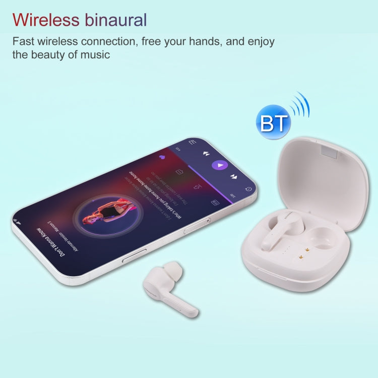 HOPESTAR S11 Bluetooth 5.0 True Wireless Bluetooth Earphone (White) - TWS Earphone by HOPESTAR | Online Shopping South Africa | PMC Jewellery | Buy Now Pay Later Mobicred