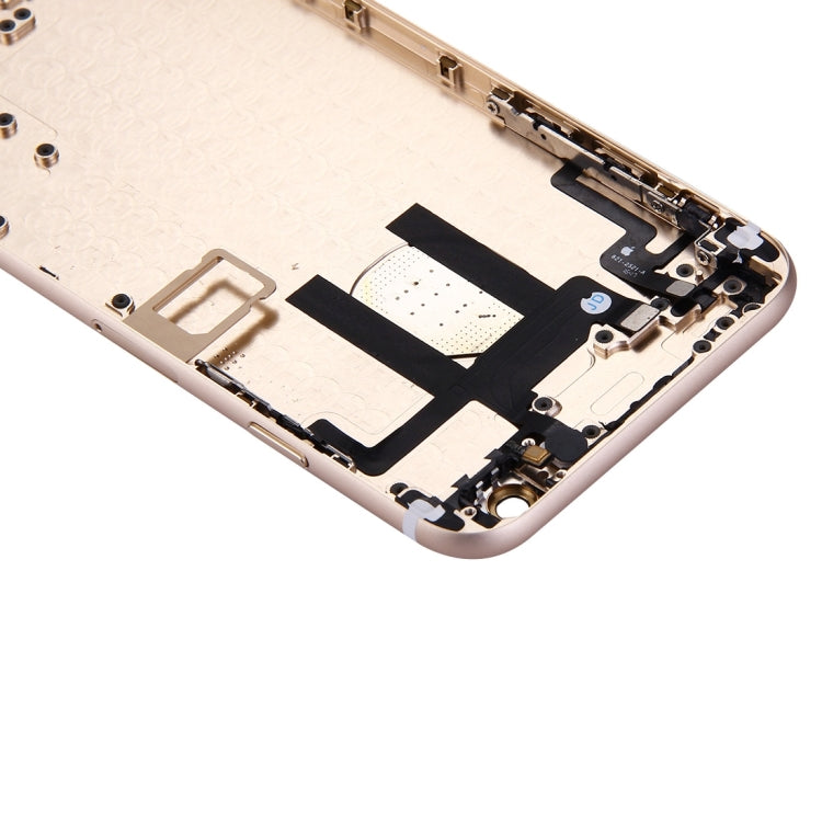 Full Housing Back Cover with Power Button & Volume Button Flex Cable for iPhone 6(Gold) - free shipping - PMC TechLife - Order now!