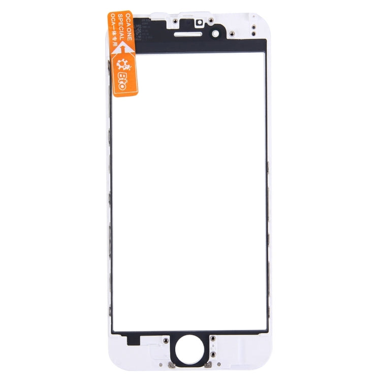 Front Screen Outer Glass Lens with Front LCD Screen Bezel Frame & OCA Optically Clear Adhesive for iPhone 6(White) - free shipping - PMC TechLife - Order now!