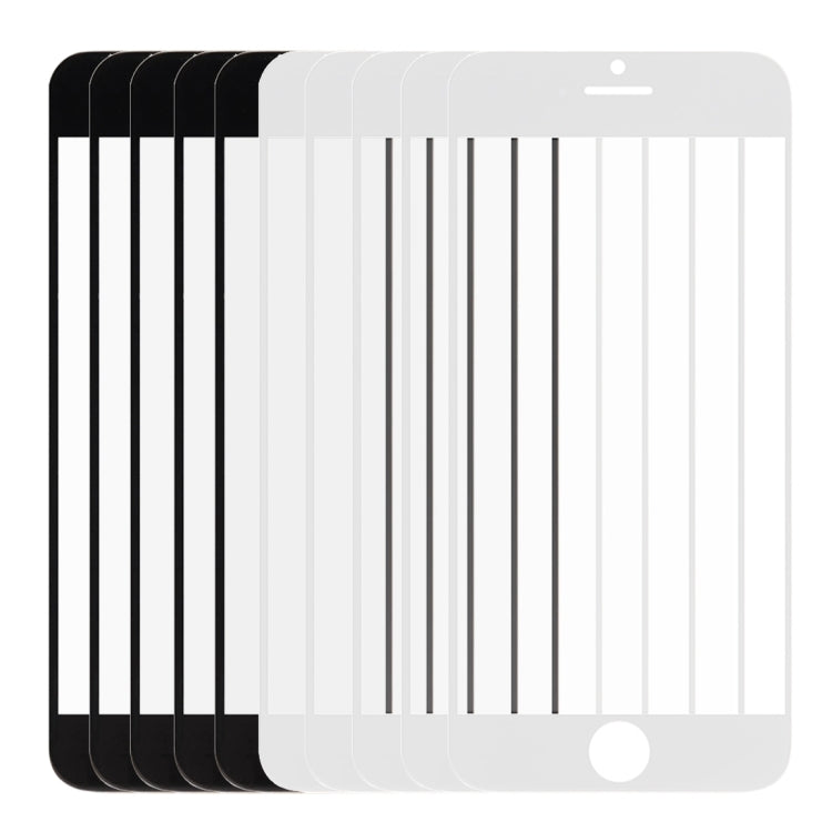 5 PCS Black + 5 PCS White for iPhone 6 Plus Front Screen Outer Glass Lens - free shipping - PMC TechLife - Order now!