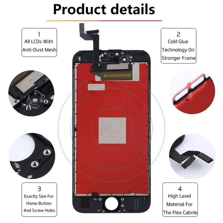 Original LCD Screen for iPhone 6S with Digitizer Full Assembly (White) - free shipping - PMC TechLife - Order now!