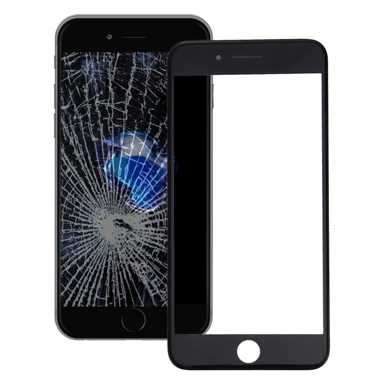 2 in 1 for iPhone 7 (Original Front Screen Outer Glass Lens + Original Frame)(Black) - free shipping - PMC TechLife - Order now!