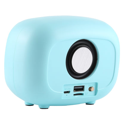 Q108 Retro Mini Wireless Bluetooth Speaker, Support Hands-free / TF Card / U disk / FM(Blue) - Mini Speaker by PMC Jewellery | Online Shopping South Africa | PMC Jewellery