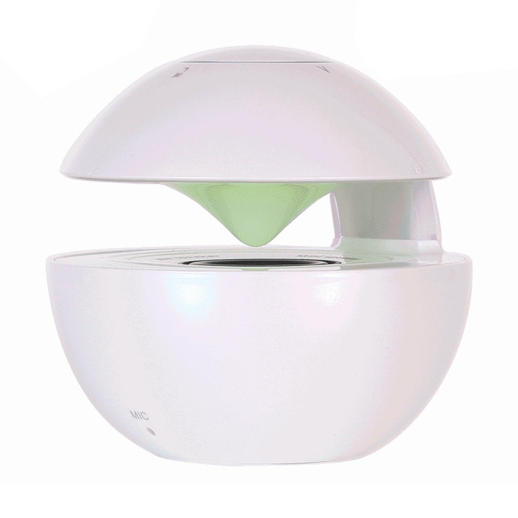 BT-118 Mini Wireless Bluetooth Speaker with Breathing Light, Support Hands-free / TF Card / AUX(White) - Mini Speaker by PMC TechLife | Online Shopping South Africa | PMC TechLife