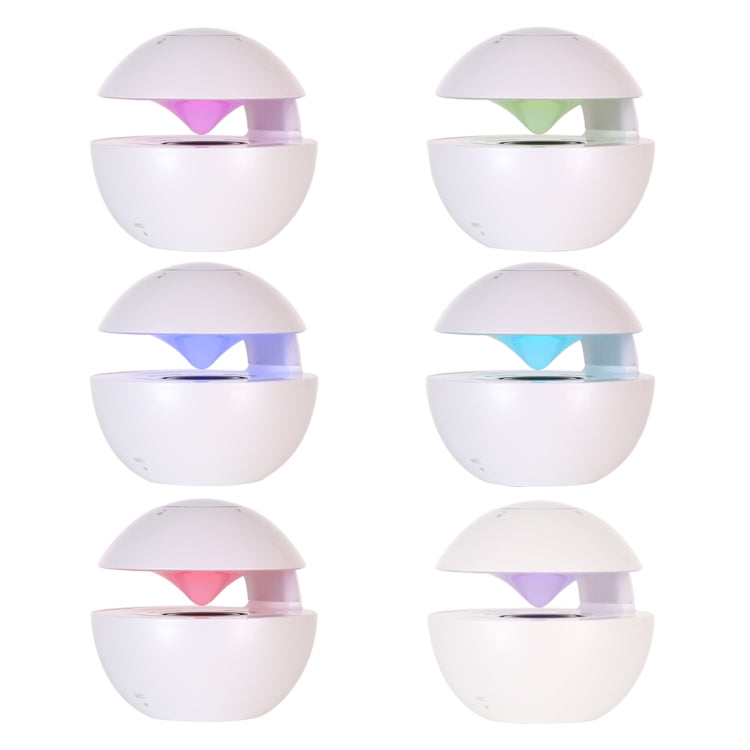 BT-118 Mini Wireless Bluetooth Speaker with Breathing Light, Support Hands-free / TF Card / AUX(White) - Mini Speaker by PMC TechLife | Online Shopping South Africa | PMC TechLife