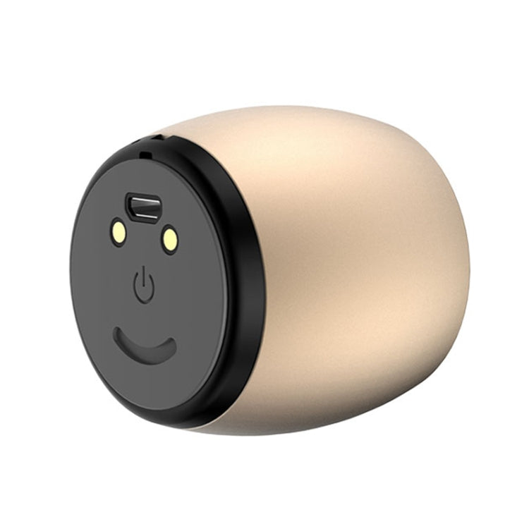 SARDiNE F1 Aluminium Alloy Stereo Wireless Bluetooth Speaker with Charging Dock, Support Hands-free(Gold) - free shipping - PMC TechLife - Order now!