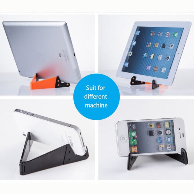 V Shape Universal Mobile Phone Tablet Bracket Holder (Dark Blue) - Desktop Holder by PMC TechLife | Online Shopping South Africa | PMC TechLife