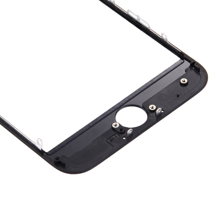 Front Screen Outer Glass Lens with Front LCD Screen Bezel Frame for iPhone 7 (Black) - free shipping - PMC TechLife - Order now!