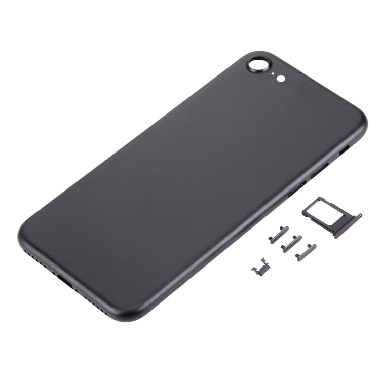 5 in 1 for iPhone 7 (Back Cover + Card Tray + Volume Control Key + Power Button + Mute Switch Vibrator Key) Full Assembly Housing Cover(Black) - Back Cover by PMC TechLife | Online Shopping South Africa | PMC TechLife