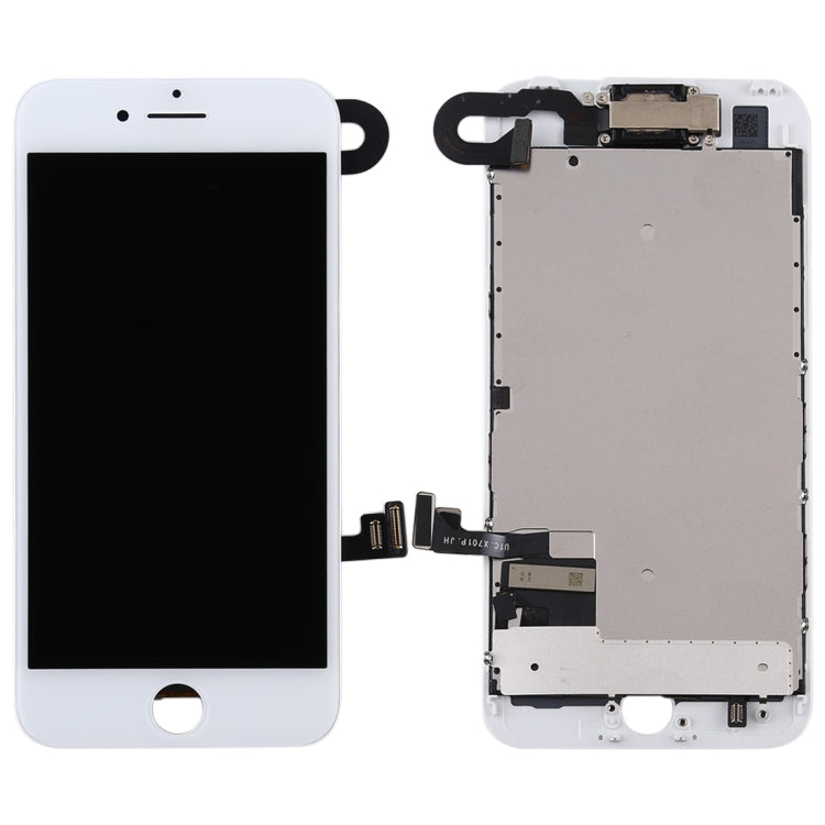 TFT LCD Screen for iPhone 7 with Digitizer Full Assembly include Front Camera (White) - free shipping - PMC TechLife - Order now!