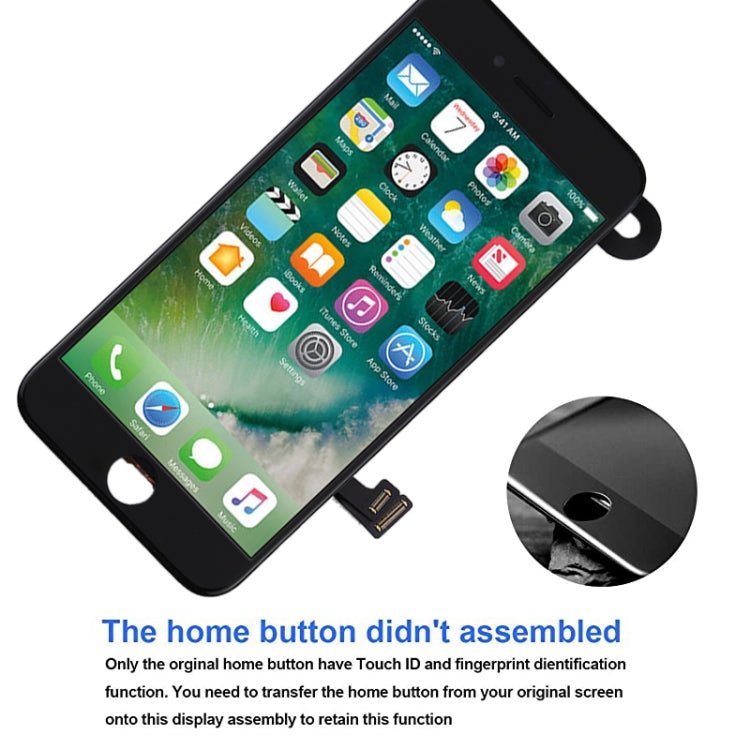 TFT LCD Screen for iPhone 7 with Digitizer Full Assembly include Front Camera (White) - free shipping - PMC TechLife - Order now!