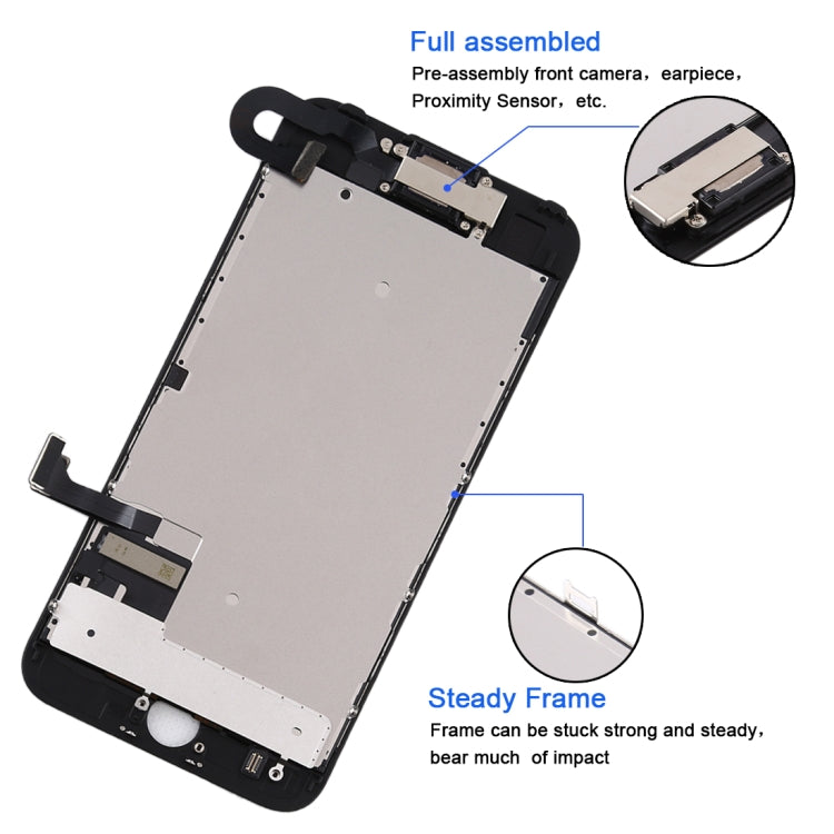 TFT LCD Screen for iPhone 7 with Digitizer Full Assembly include Front Camera (White) - free shipping - PMC TechLife - Order now!