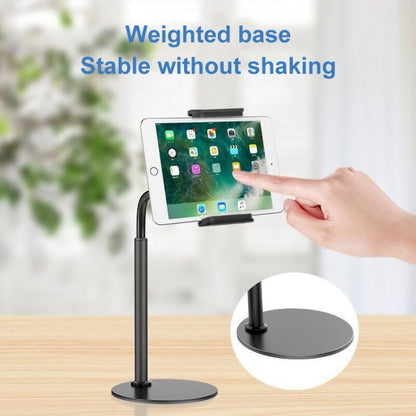 ZM-15 Rotatable Aluminum Alloy Desktop Stand Lazy Stand for 4.7-12.9 inch Mobile Phones / Tablets(Black) - Desktop Holder by PMC Jewellery | Online Shopping South Africa | PMC Jewellery