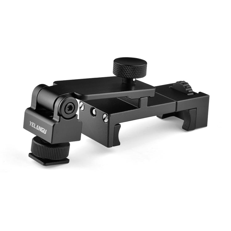 YELANGU PC10 360 Degree Rotating Horizontal Vertical Shooting Phone Clamp Holder Bracket (Black) - Desktop Holder by YELANGU | Online Shopping South Africa | PMC TechLife | Buy Now Pay Later Mobicred