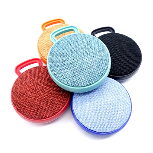 A01L Cloth Texture Round Portable Mini Bluetooth Speaker, Support Hands-free Call & TF Card(Red) - Mini Speaker by PMC Jewellery | Online Shopping South Africa | PMC Jewellery