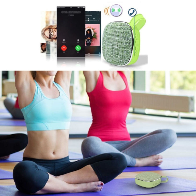 X25new Cloth Texture Square Portable Mini Bluetooth Speaker, Support Hands-free Call & TF Card & AUX(Blue) - Mini Speaker by PMC TechLife | Online Shopping South Africa | PMC TechLife