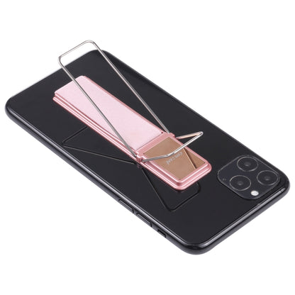 cmzwt CPS-030 Adjustable Folding Magnetic Mobile Phone Holder Bracket with Grip (Rose Gold) - Hand-Sticking Bracket by PMC Jewellery | Online Shopping South Africa | PMC Jewellery