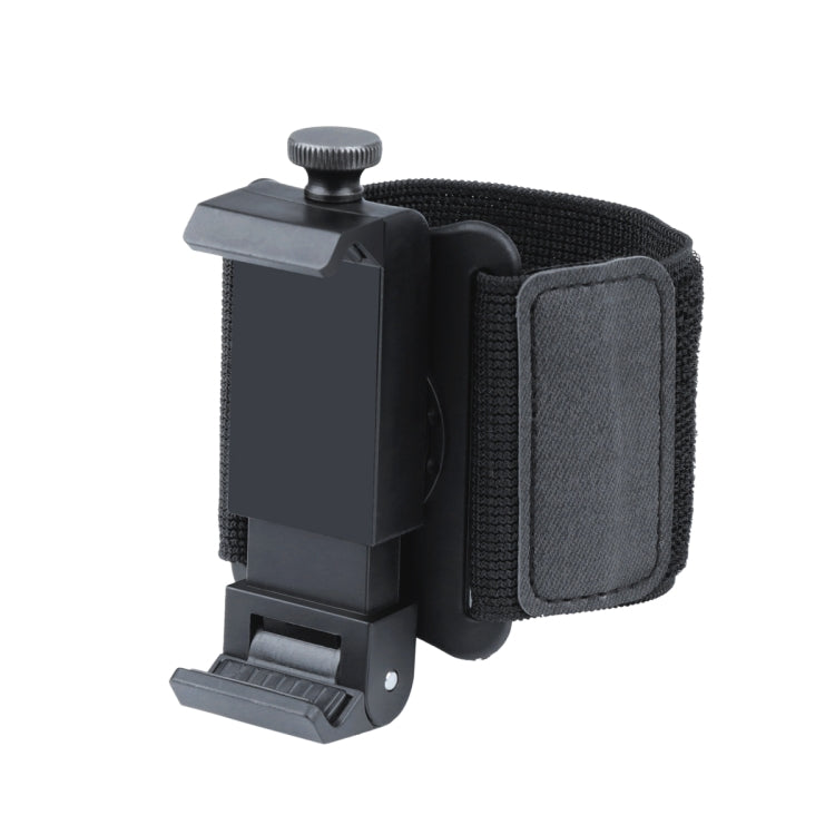Elastic Wristband Hands Free Phone Holder, Wristband Length: 40cm (Black) - Hand-Sticking Bracket by PMC TechLife | Online Shopping South Africa | PMC TechLife