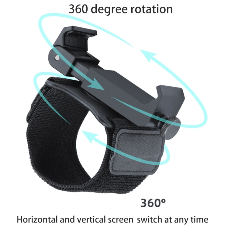Elastic Wristband Hands Free Phone Holder, Wristband Length: 40cm (Black) - Hand-Sticking Bracket by PMC TechLife | Online Shopping South Africa | PMC TechLife