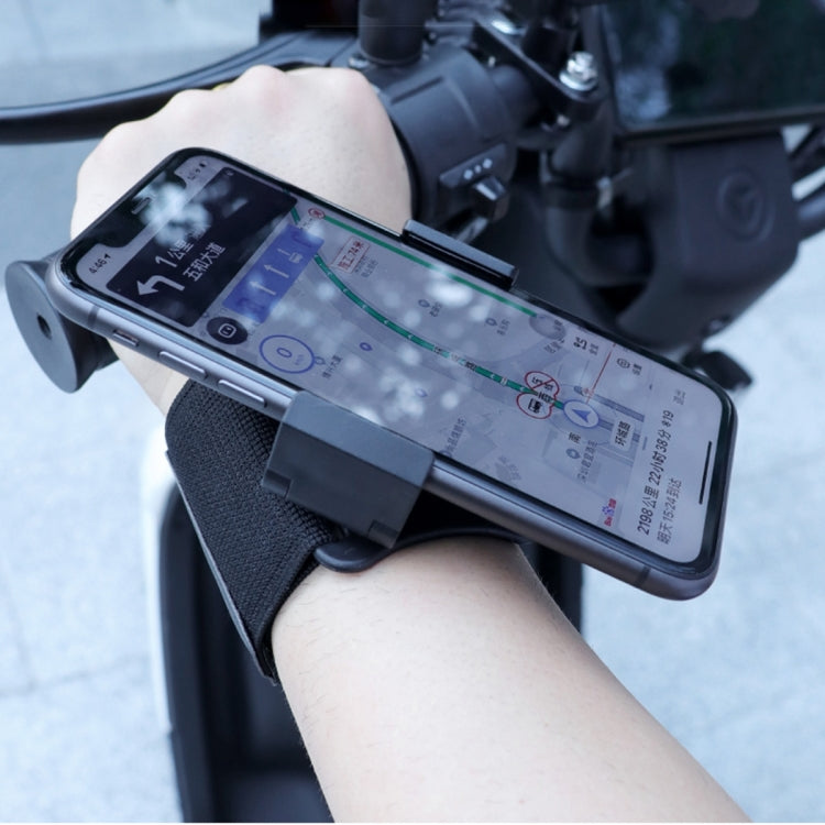 Elastic Wristband Hands Free Phone Holder, Wristband Length: 40cm (Black) - Hand-Sticking Bracket by PMC TechLife | Online Shopping South Africa | PMC TechLife