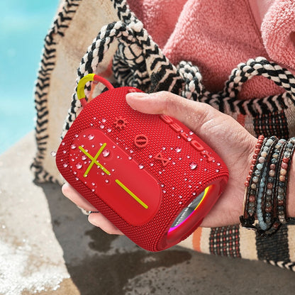 HOPESTAR P32mini TWS Waterproof Wireless Bluetooth Speaker (Red) - Waterproof Speaker by HOPESTAR | Online Shopping South Africa | PMC Jewellery | Buy Now Pay Later Mobicred