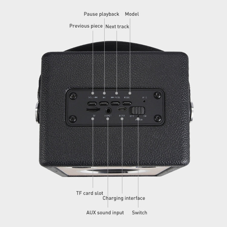Handheld Wireless Bluetooth Speaker (Brown) - Desktop Speaker by PMC TechLife | Online Shopping South Africa | PMC TechLife