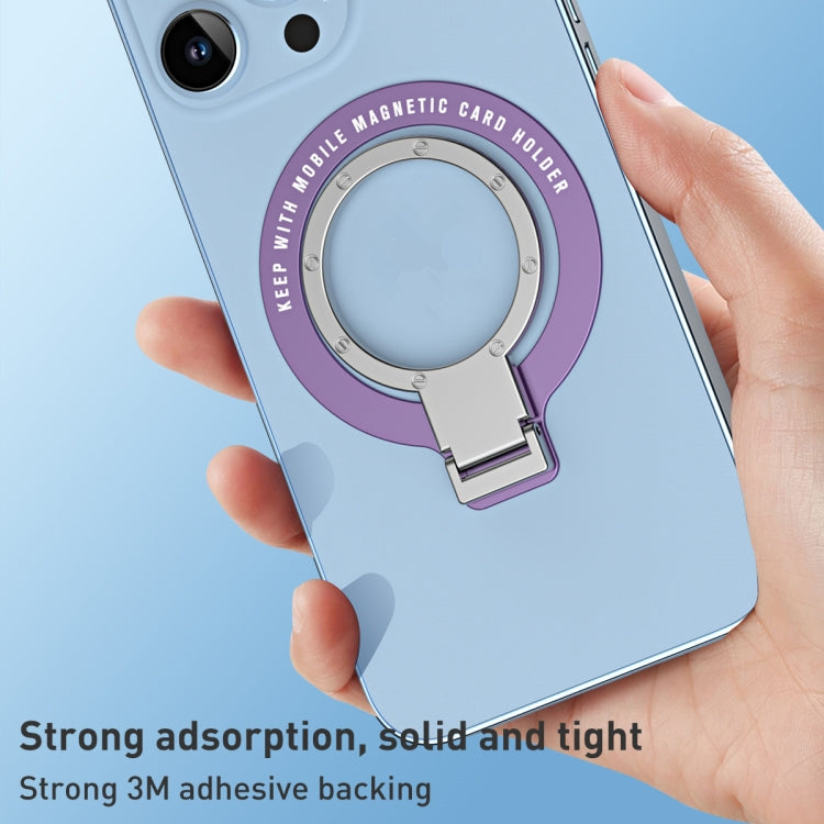 Ultra-thin Metal Phone Holder (White) - Ring Holder by PMC TechLife | Online Shopping South Africa | PMC TechLife