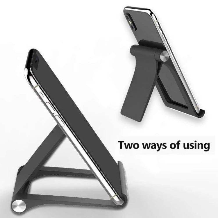ZM-7 Universal 360-degree Rotating Matte Texture Mobile Phone / Tablet Stand Desktop Stand (Black) - Desktop Holder by PMC TechLife | Online Shopping South Africa | PMC TechLife