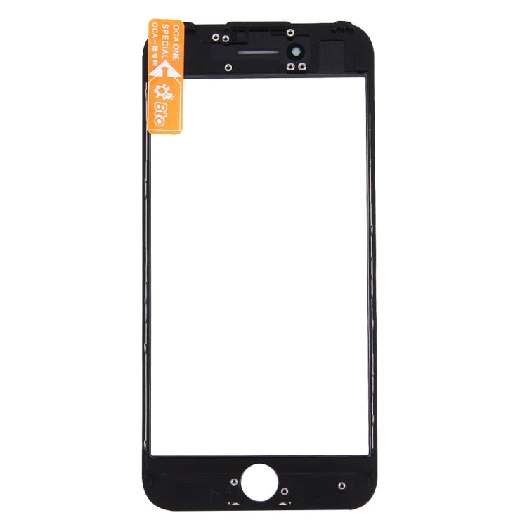 Front Screen Outer Glass Lens with Front LCD Screen Bezel Frame & OCA Optically Clear Adhesive for iPhone 7(Black) - free shipping - PMC TechLife - Order now!