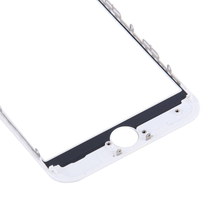 Front Screen Outer Glass Lens with Front LCD Screen Bezel Frame & OCA Optically Clear Adhesive for iPhone 7(White) - free shipping - PMC TechLife - Order now!