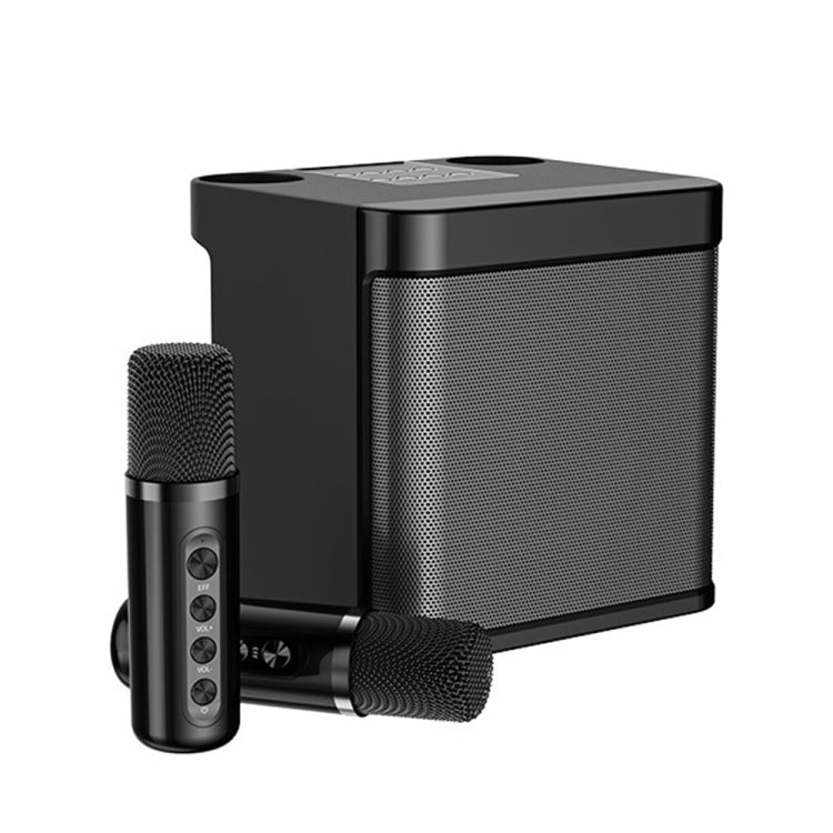 YS-203 Bluetooth Karaoke Speaker Wireless Microphone(Black) - Microphone by PMC TechLife | Online Shopping South Africa | PMC TechLife