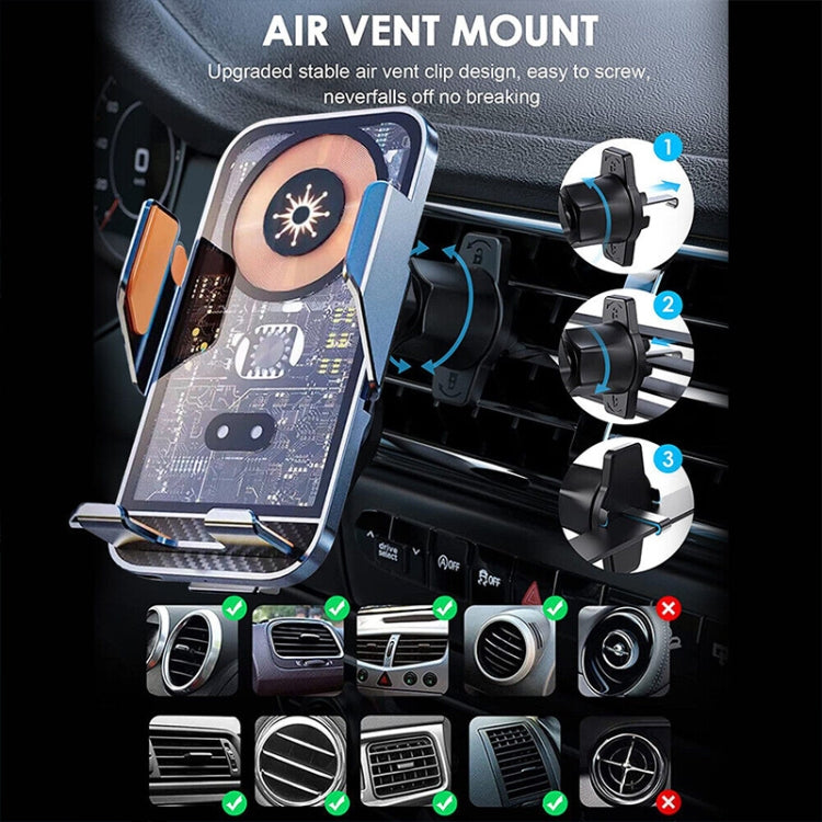 WK WP-U204 15W Vanguard Series Extraordinary Wireless Charging Car Holder - free shipping - PMC TechLife - Order now!